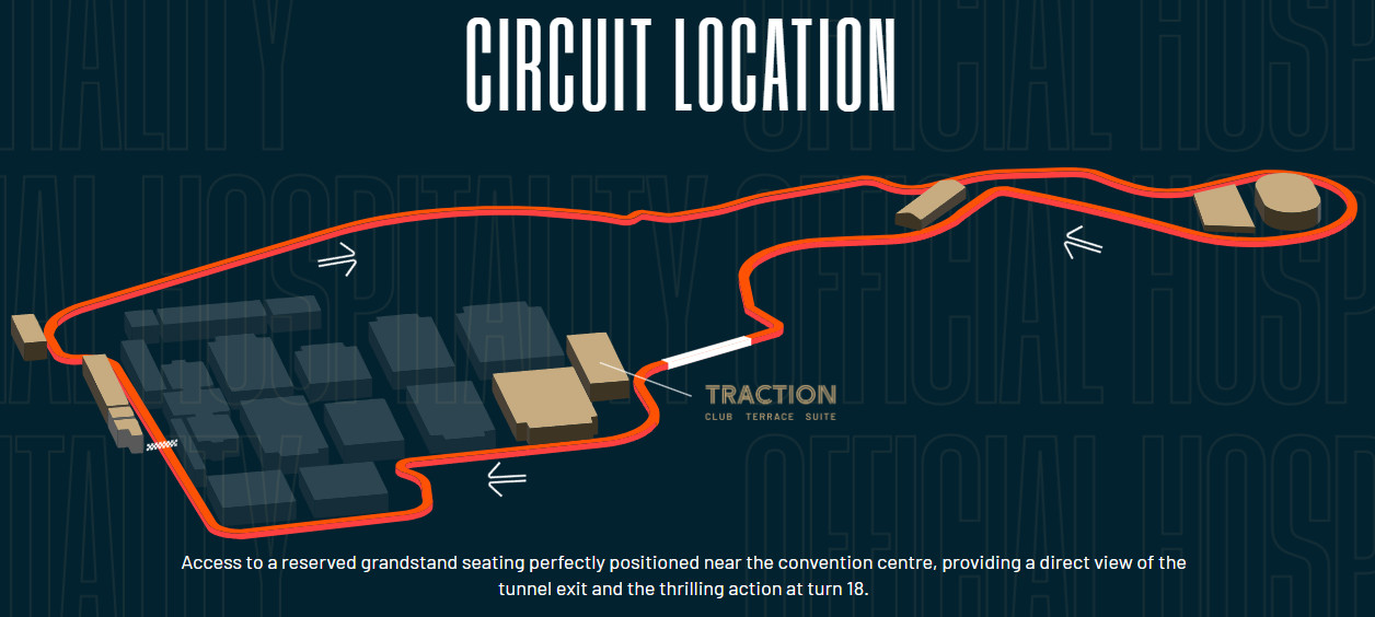 Ubicación del espacio Traction Club